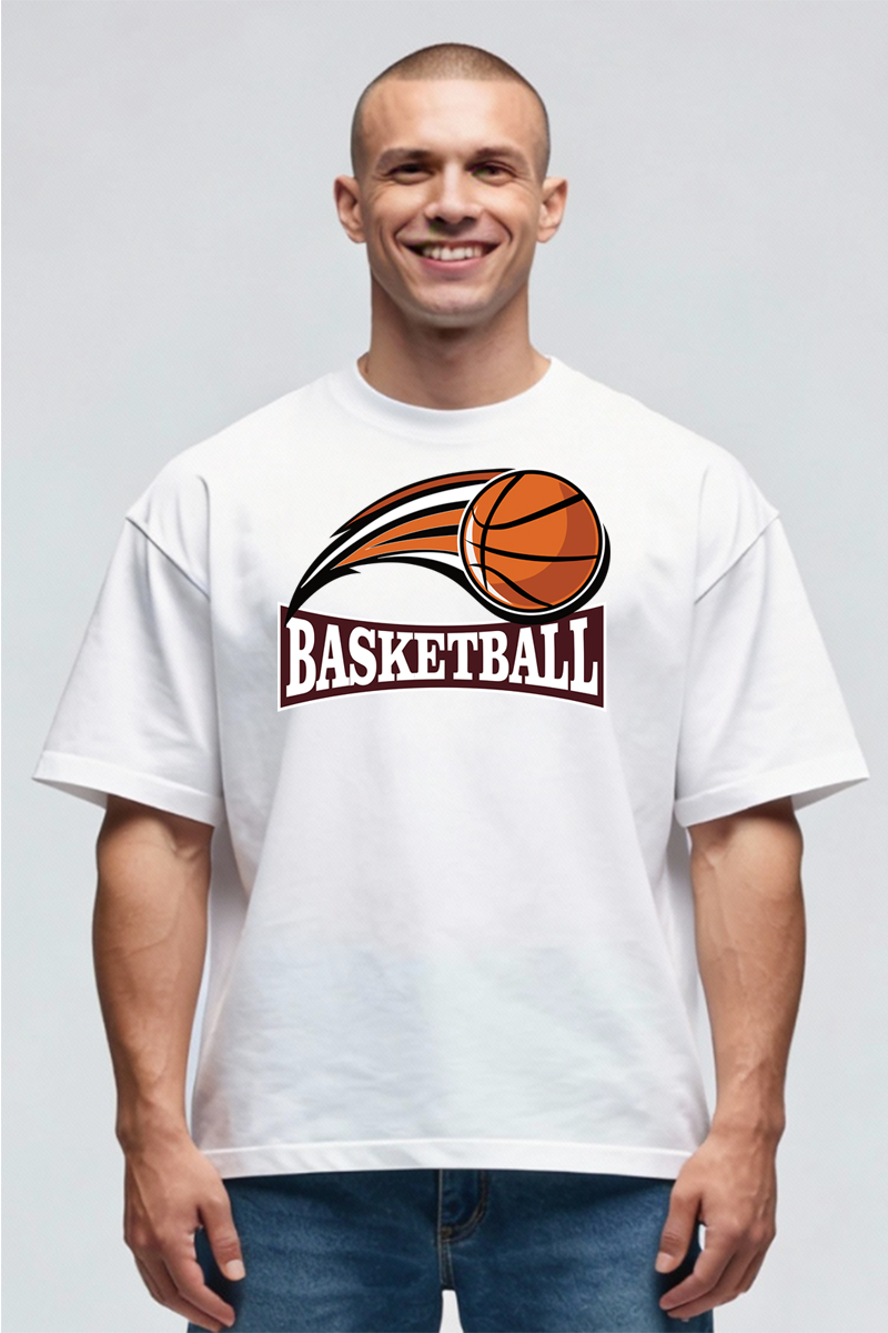 Tricou Oversize - Basketball