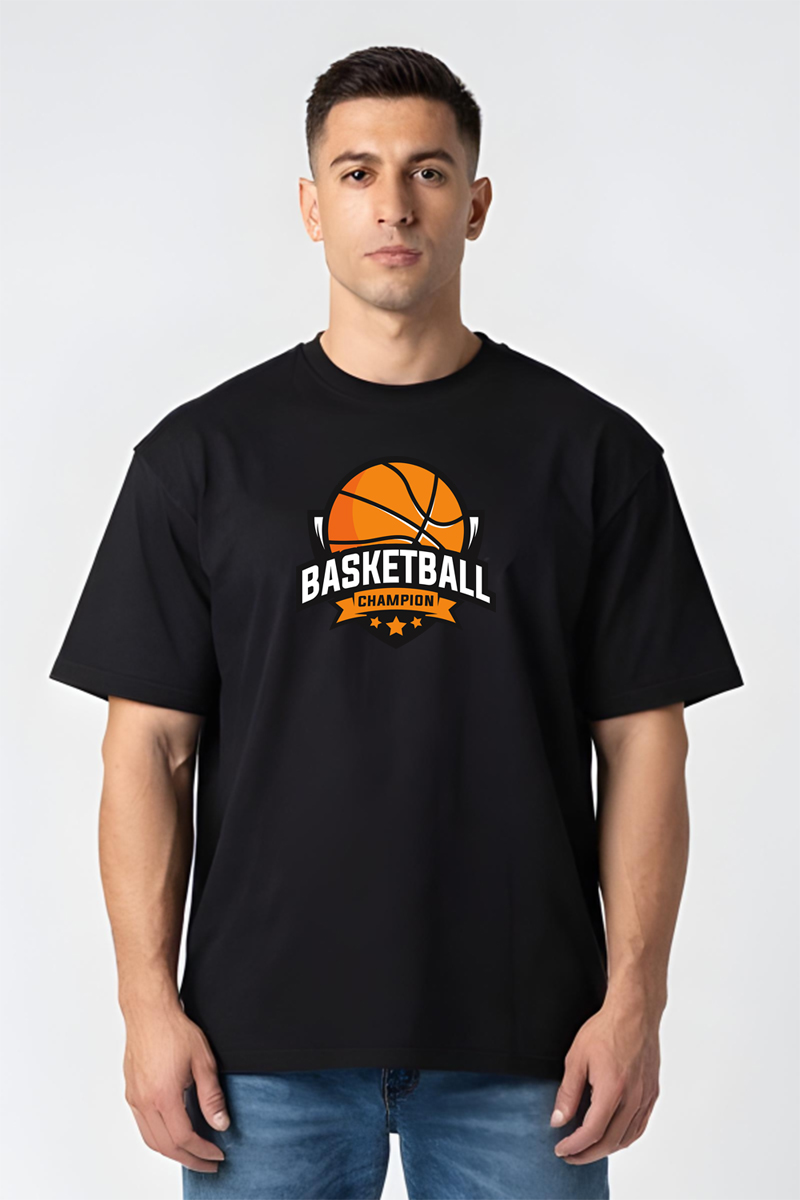 Tricou Oversize - Basketball Champion - imagine 5
