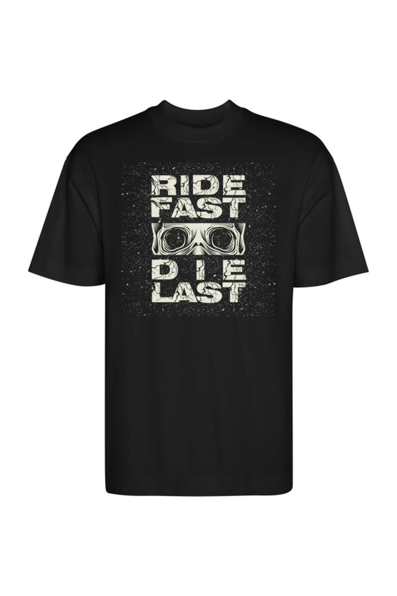 Tricou Oversize - Ride Fast, Die Last - imagine 3