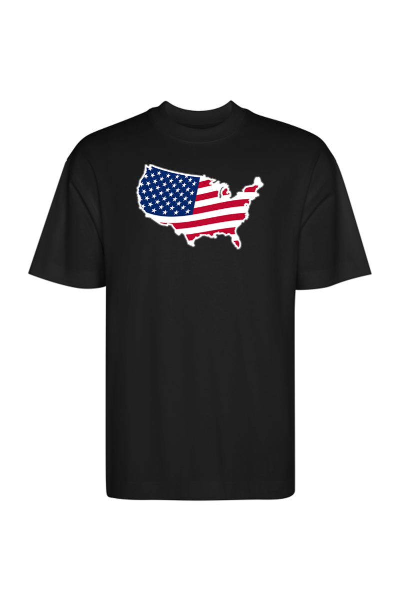 Tricou Oversize - Map Flag - imagine 6