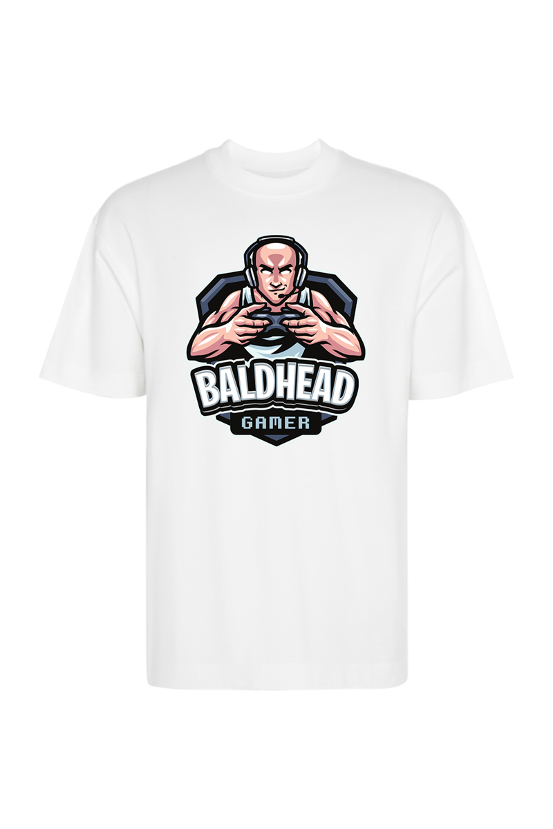 Tricou Oversize - Baldhead Gamer - imagine 3