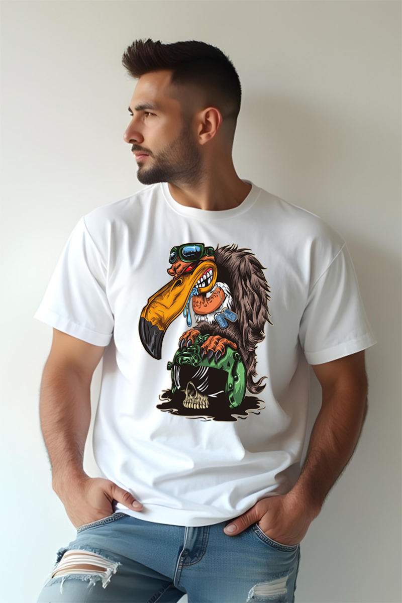 Tricou Oversize - Army Eagle - imagine 2