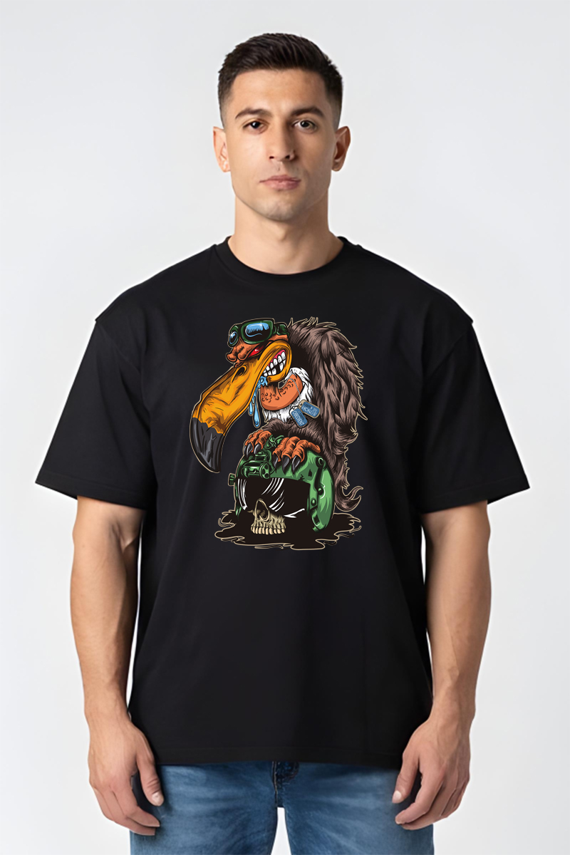 Tricou Oversize - Army Eagle - imagine 5