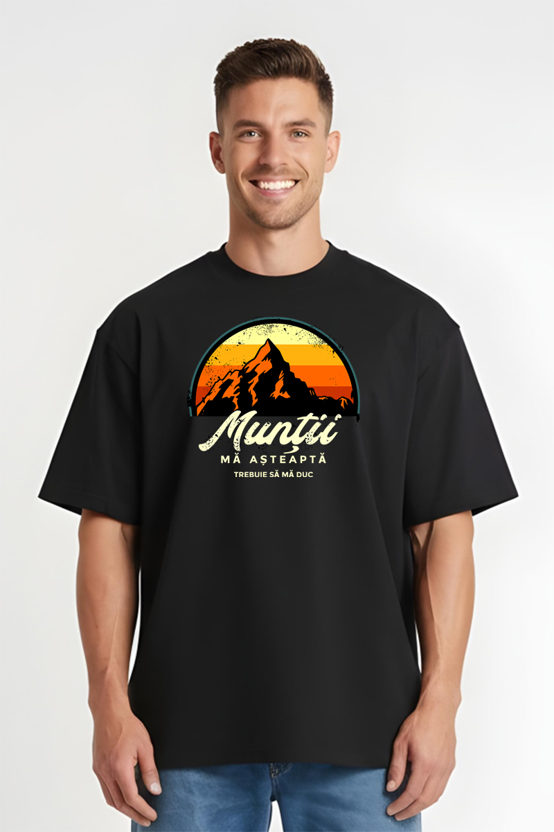 Tricou Oversize - Munții Mă Cheamă