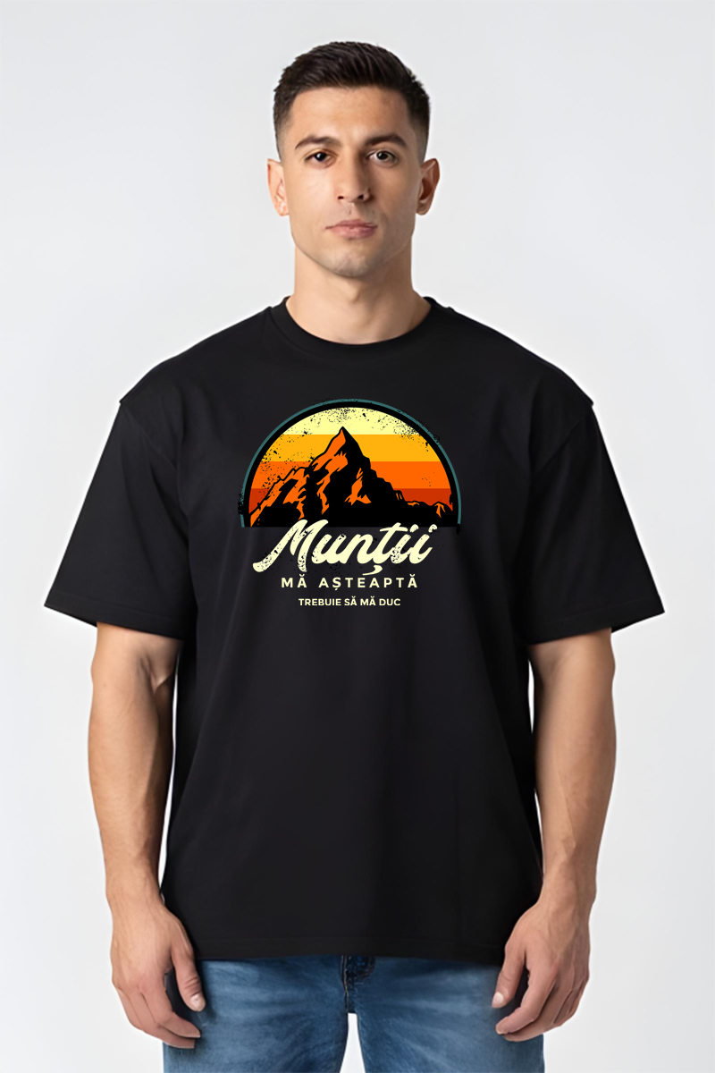 Tricou Oversize - Munții Mă Cheamă - imagine 2