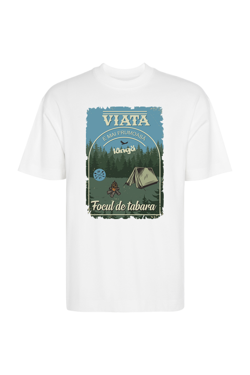 Tricou Oversize - Langa Foc - imagine 3