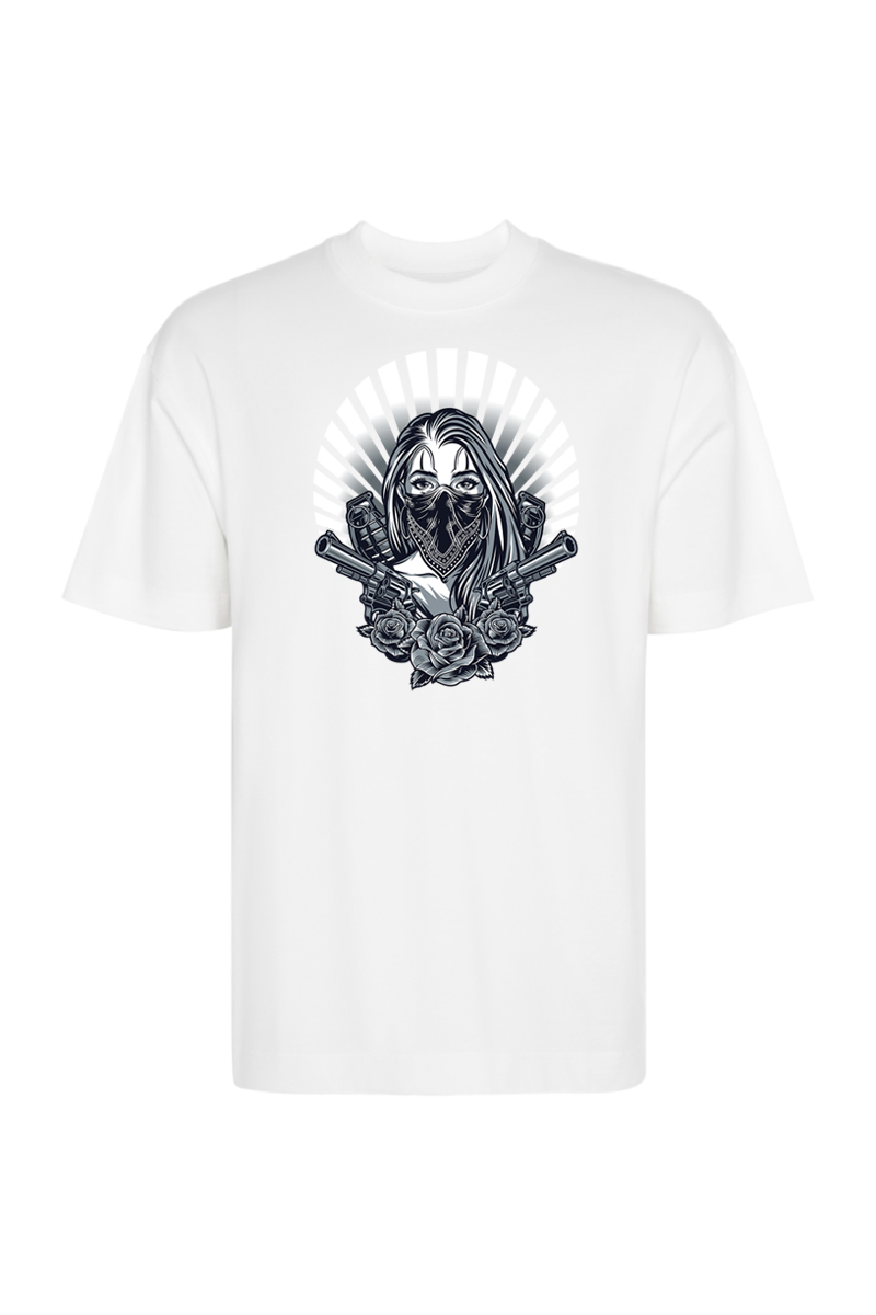Tricou Oversize - Gangsta Girl - imagine 3