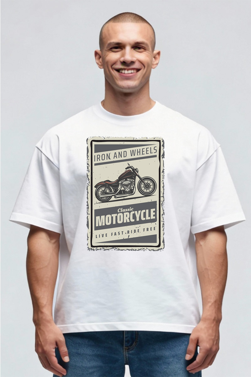 Tricou Oversize - Iron And Wheels