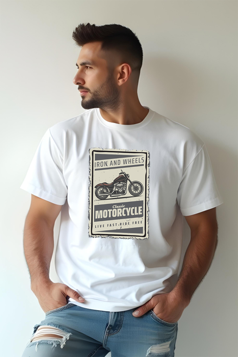 Tricou Oversize - Iron And Wheels - imagine 2