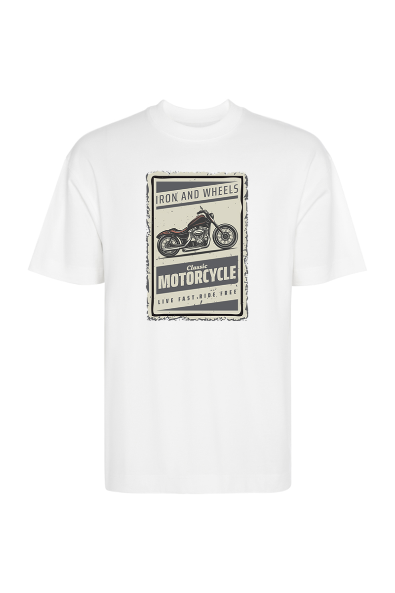 Tricou Oversize - Iron And Wheels - imagine 3