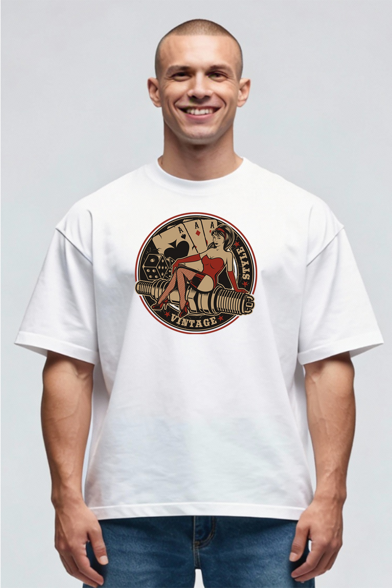 Tricou Oversize - Vintage Style