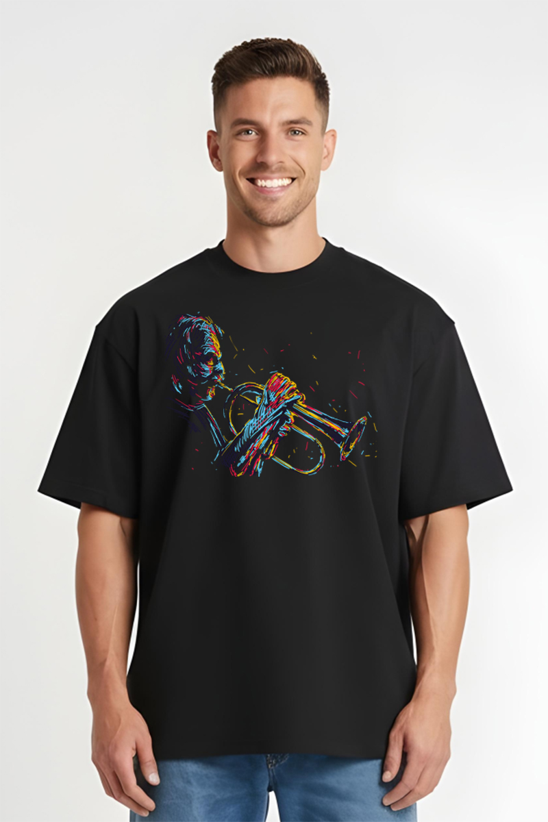 Tricou Oversize - Cocoș Plouat - imagine 19