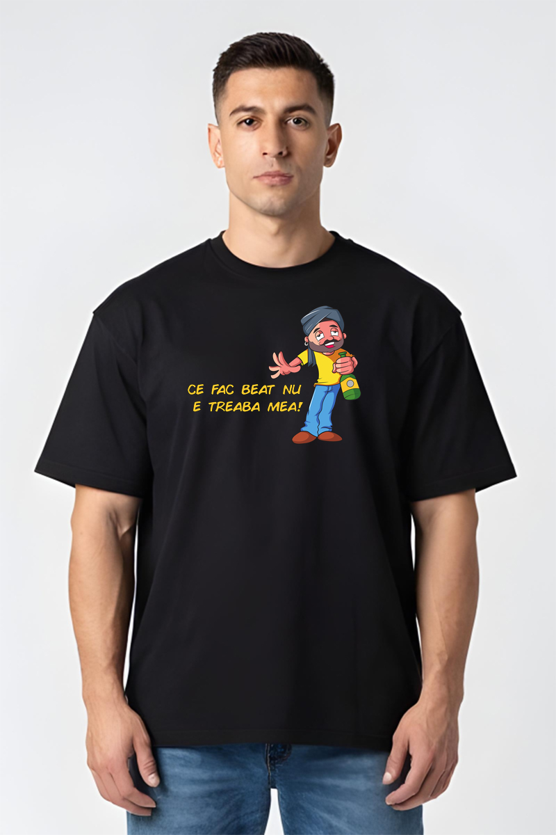 Tricou Oversize - Ce fac beat... - imagine 5