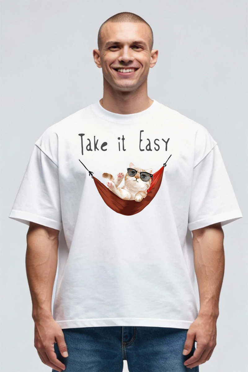 Tricou Oversize - Take It Easy