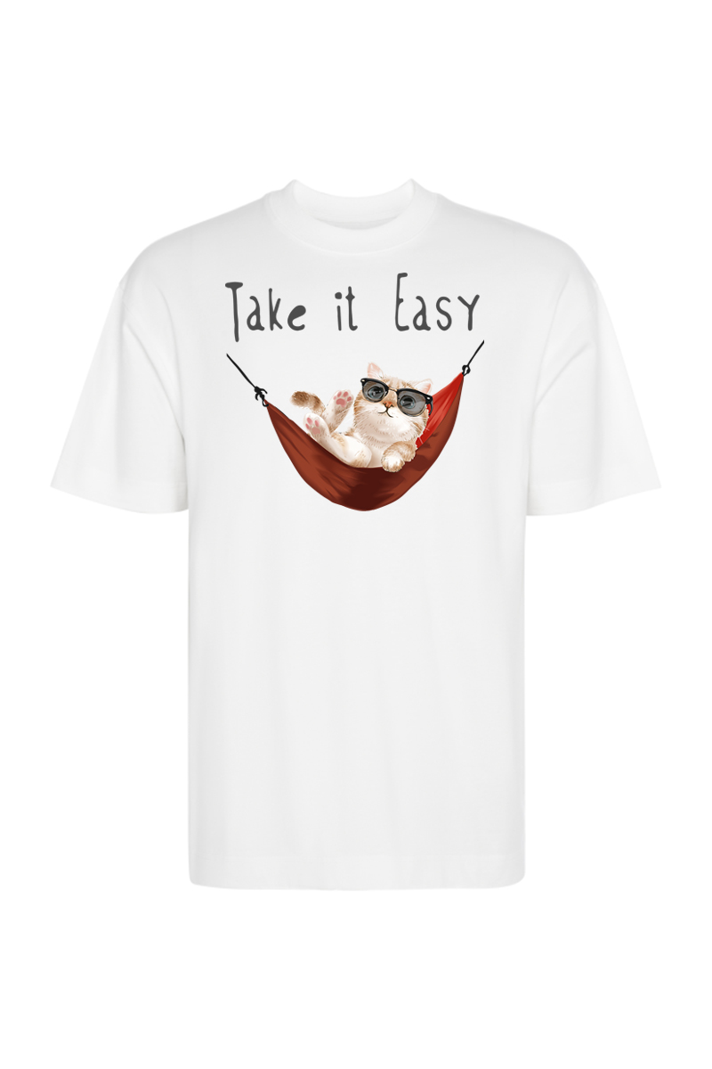 Tricou Oversize - Take It Easy - imagine 3