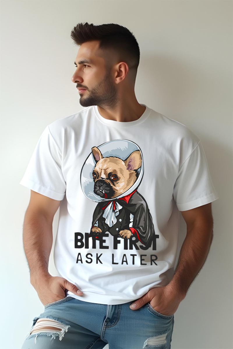 Tricou Oversize - Bite First - imagine 2