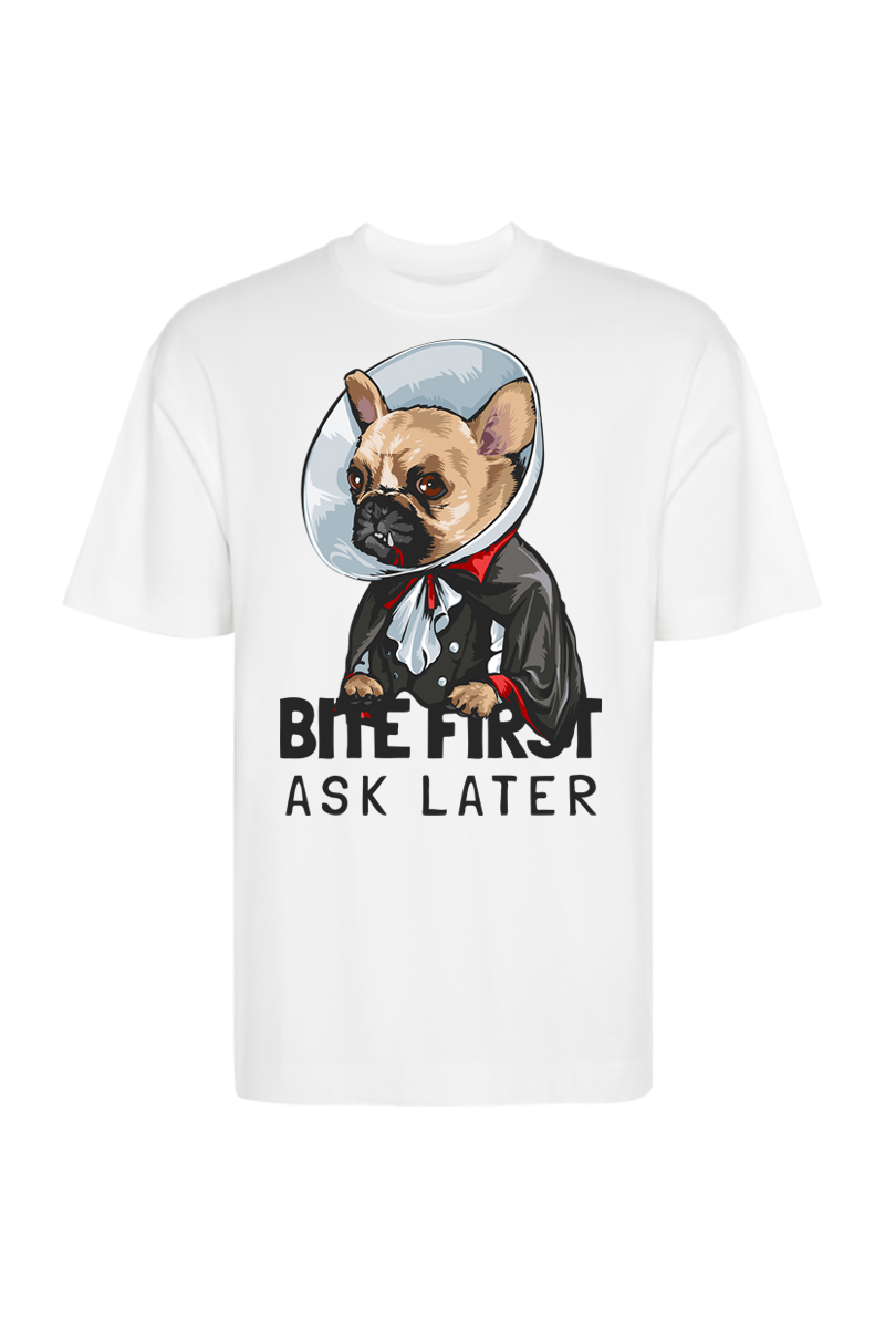 Tricou Oversize - Bite First - imagine 3
