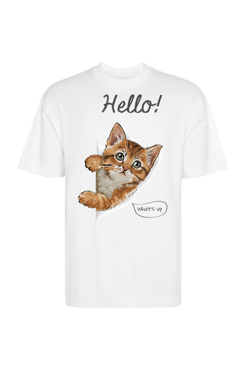 Tricou Oversize - Hello - imagine 3