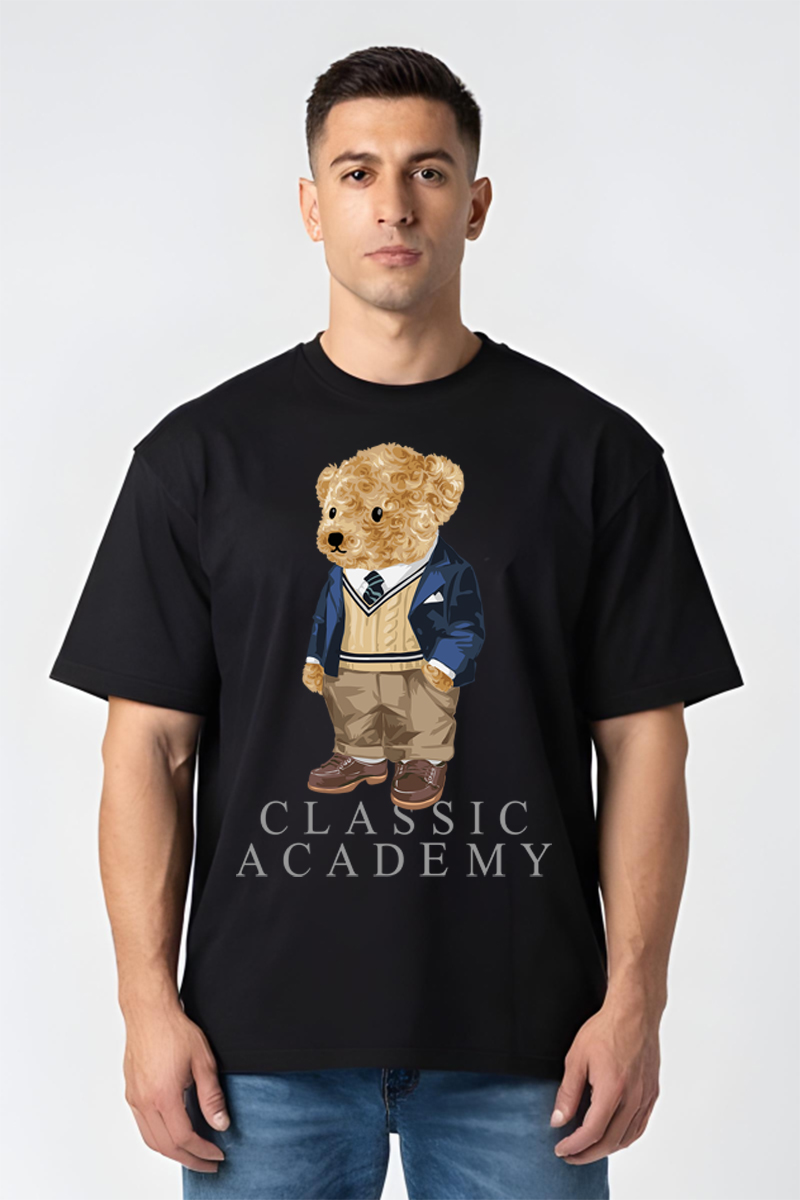 Tricou Oversize - Classic Academy Taddy Bear - imagine 5