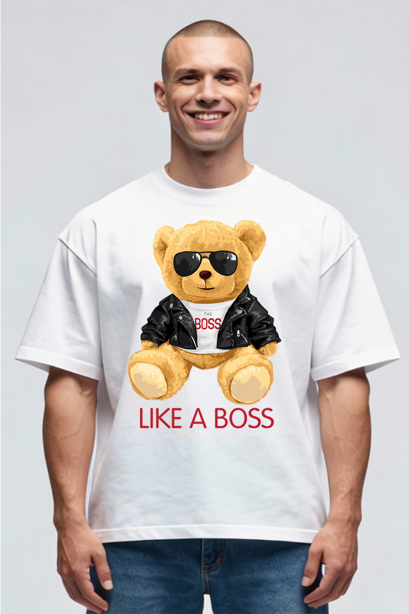 Tricou Oversize - Like Boss Teddy Bear