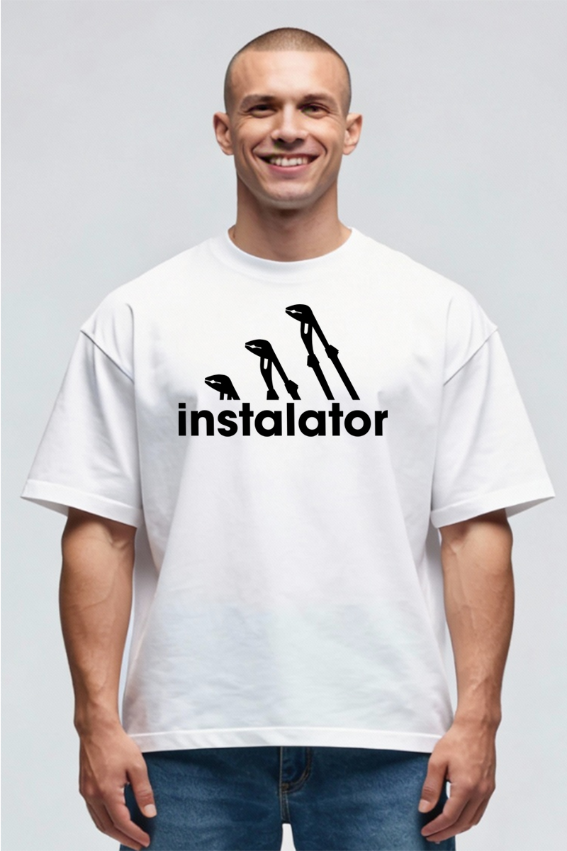 Tricou Oversize - Instalator